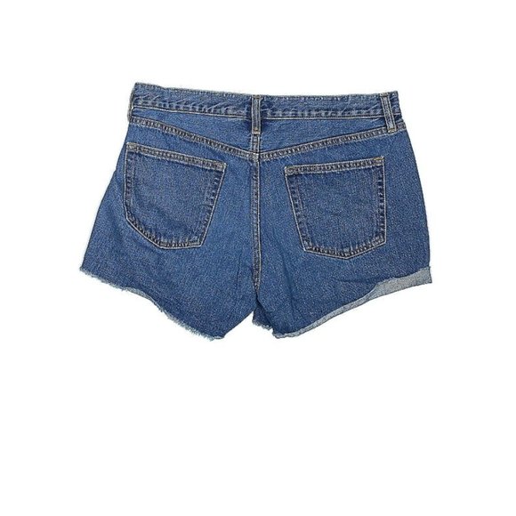 women J Crew blue jean denim shorts 100% cotton medium wash 28 6 8 bottoms - Picture 2 of 2